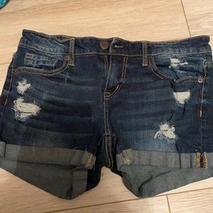 Aeropostale Midi Jean Shorts